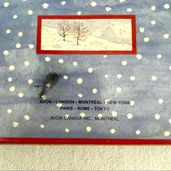 Vintage Avon Scented Snowscene Soap Set 3 X 50g Triangle Soaps Original Package - Picture 10 of 10